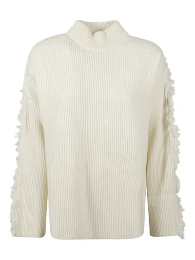 DRUMOHR FRINGED SWEATER