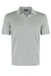 Drumohr Polo Skipper Mm Cotone Frosted In Green