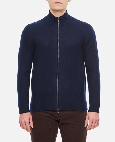 Drumohr Full Zip Cardigan In Black
