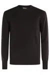 Drumohr G Collo Cashmere Coccola Soft Doppio Filo Tubolare In Brown