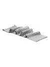 Drumohr Geometric-pattern Cashmere Scarf In Gray
