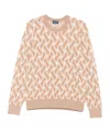 Drumohr Geometric-pattern Wool Sweater In Multi