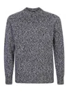 Drumohr Crewneck Cashmere Sweater In Blue