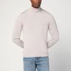 Drumohr Man Turtleneck Off White Size 44 Merino Wool In White