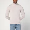 Drumohr Man Turtleneck Off White Size 44 Merino Wool In White