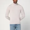 Drumohr Man Turtleneck Off White Size 44 Merino Wool In White