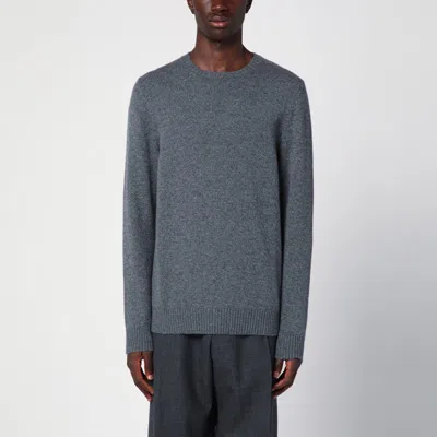 DRUMOHR GREY CREW-NECK SWEATER IN CASHMERE