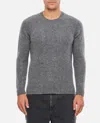 Drumohr Crewneck Cashmere Sweater In Grey