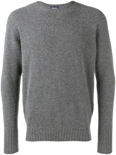 DRUMOHR GREY SWEATER WITH LOGO