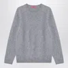 Drumohr Grey Virgin Wool Sweater