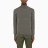 DRUMOHR DRUMOHR GREY WOOL TURTLENECK