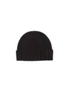 Drumohr Thin Wool Hat In Black