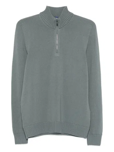 DRUMOHR HIGH-NECK HALF-ZIP SWEATER