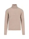Drumohr Turtleneck Jumper In Beige