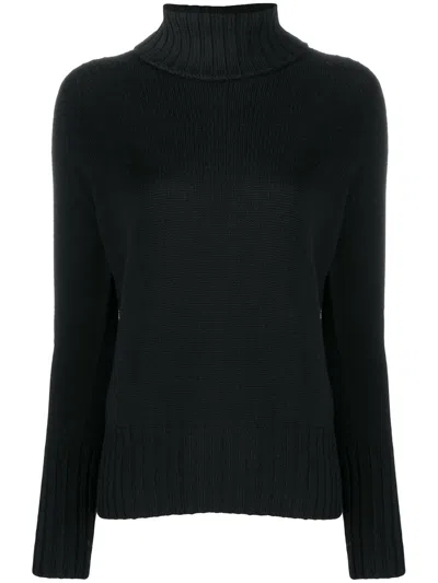 Drumohr High Neck Sweater In Black