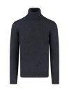 Drumohr High Neck Sweater In Gray