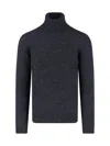 Drumohr High Neck Sweater In Gray