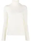 Drumohr High Neck Sweater In White