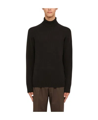 DRUMOHR HIGH-NECKED LONG-SLEEVED KNITTED SWEATER