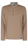 Drumohr Polo ml Ice Cotton In Brown