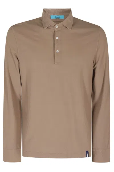 Drumohr Ice ml Polo In Brown