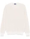 Drumohr Crewneck Cashmere Sweater In Grey