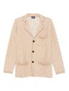 Drumohr Jacket `razor Blade` In Transparent