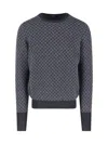 Drumohr Cashmere Sweater In Gray