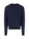Drumohr Cashmere Sweater In Blue