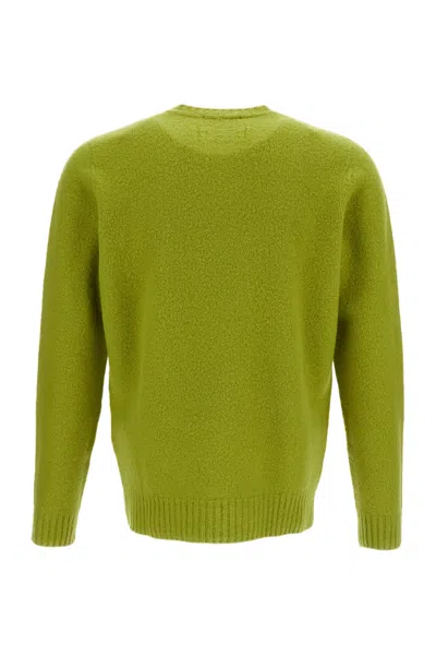 Drumohr Jersey-knit Wool Crewneck Sweater With Raglan Sleeves In Multi