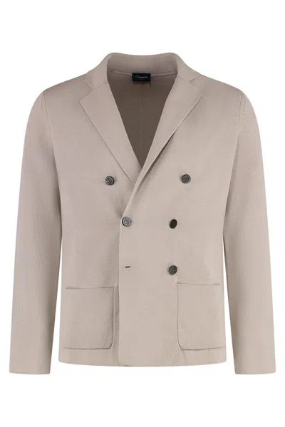 DRUMOHR KNITTED COTTON BLAZER