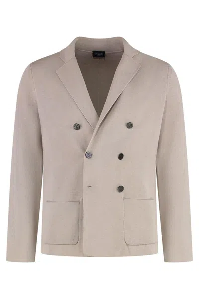 DRUMOHR DRUMOHR KNITTED COTTON BLAZER