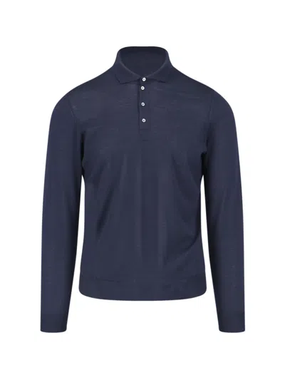 DRUMOHR KNITTED POLO SHIRT