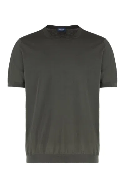 DRUMOHR DRUMOHR COTTON SHORT SLEEVE SWEATER