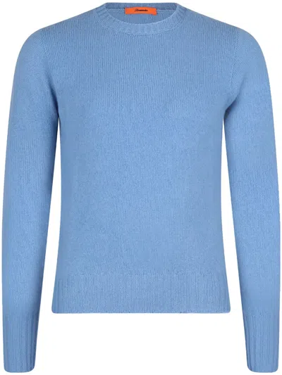 Drumohr Lambs-wool Sweater In Blue
