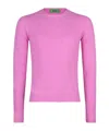 Drumohr Lambs-wool Sweater In Pink