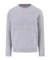 Drumohr Lambswool Crew-neck Sweater In Gray