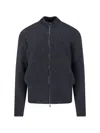 Drumohr Ribbed Crewneck Sweater Featuring Fitted Cuffs In Gray