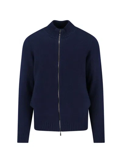 DRUMOHR LAMBSWOOL SWEATER - NAVY BLUE
