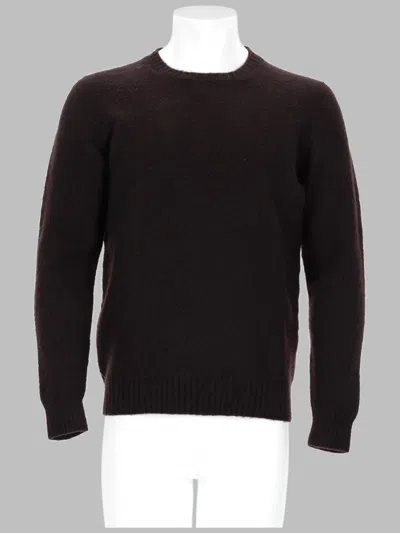 Drumohr Lambswool Sweater In Brown