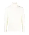 Drumohr Lattice-knit Merino Jumper In White