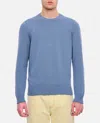 Drumohr Light Blue Crewneck Sweater In Sky Blue