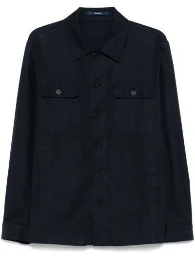 DRUMOHR DRUMOHR LINEN SHIRT JACKET
