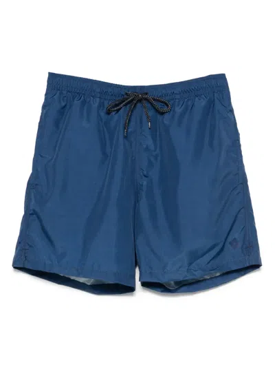 DRUMOHR LOGO-PATCH SWIM SHORTS