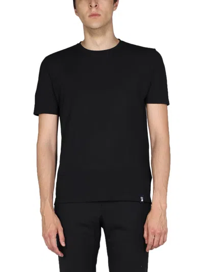 Drumohr Logo T-shirt In Black