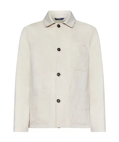 DRUMOHR SLUB-TEXTURE JACKET