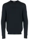 DRUMOHR LONG SLEEVE CREW NECK SWEATER