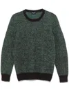 Drumohr Long Sleeve Crew Neck Sweater Clothing In Brown