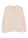 Drumohr Long Sleeve Crew-neck Sweater In Pink
