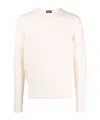 Drumohr Long-sleeve Knitted Jumper In White